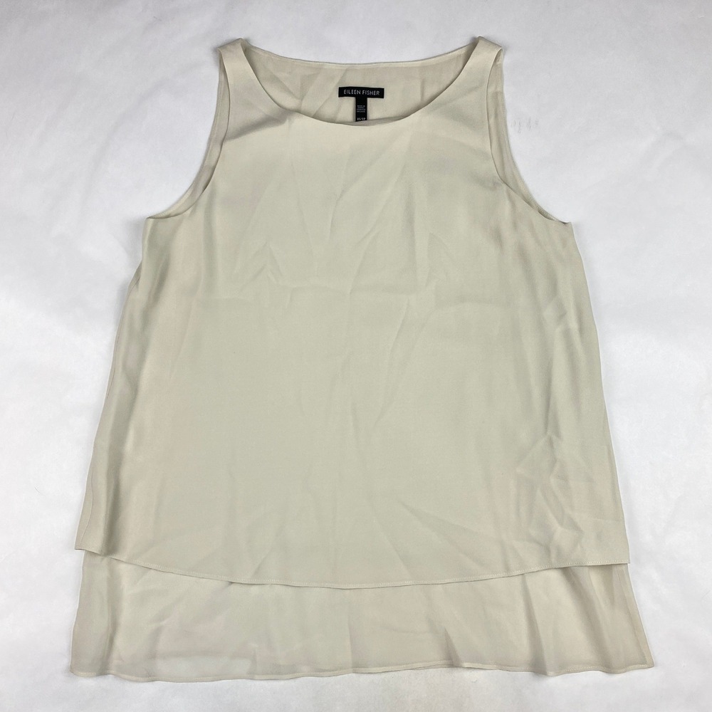 Eileen Fisher 100% Silk Tank Women's Size XS
